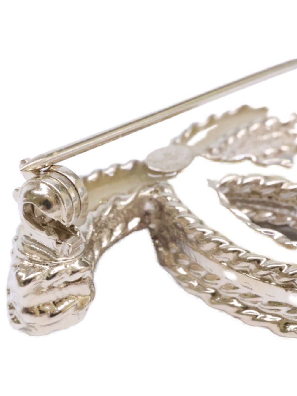 Chanel CC Logo Rhinestone Brooch - Picture 7 of 9